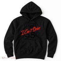 I Can't Drive 55 Distressed Hoodie thumb 0