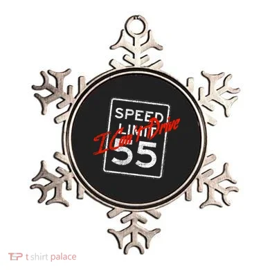 I Can't Drive 55 Distressed Ornament