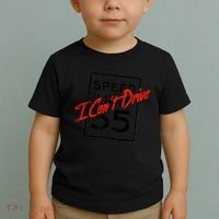 I Can't Drive 55 Distressed Toddler T-Shirt thumb 2