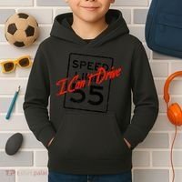 I Can't Drive 55 Distressed Kids Hoodie thumb 2