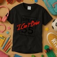I Can't Drive 55 Distressed Kids T-Shirt thumb 3
