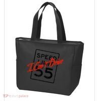I Can't Drive 55 Distressed Tote Bag thumb 3