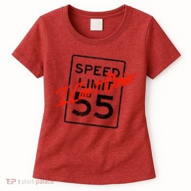 I Can't Drive 55 Distressed Women's T-Shirt