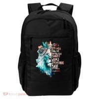 I Can Do All Things Through Christ Lion Faith Christian Backpack thumb 0