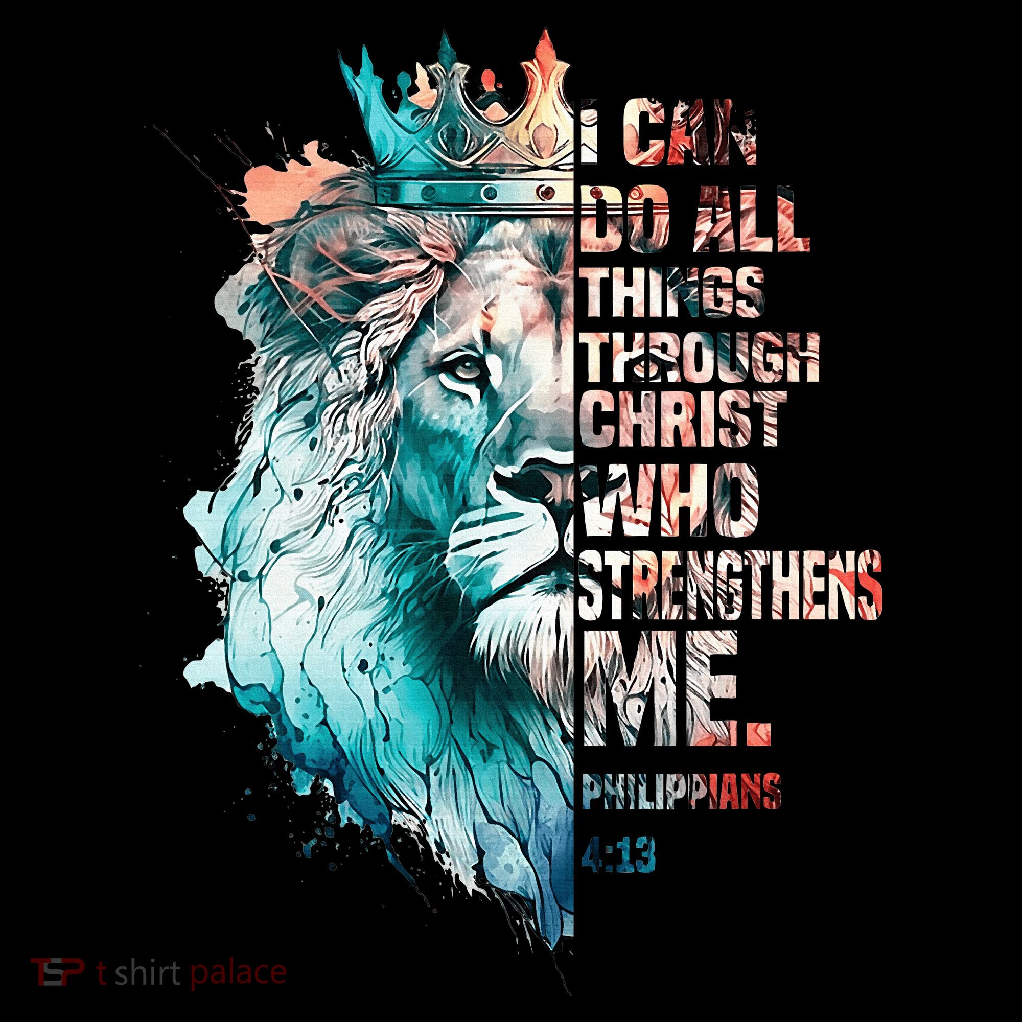 I Can Do All Things Through Christ Lion Faith Christian Coffee Mug
