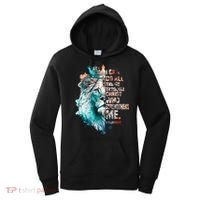 I Can Do All Things Through Christ Lion Faith Christian Women's Hoodie thumb 0