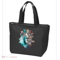 I Can Do All Things Through Christ Lion Faith Christian Tote Bag thumb 3