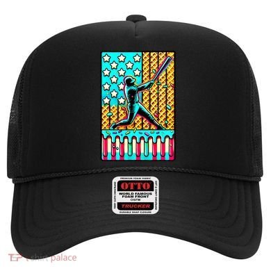 Ice Cream Drip Baseball Stuff Drip For B.oys American Flag Hat