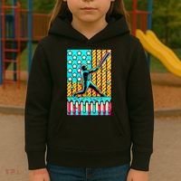 Ice Cream Drip Baseball Stuff Drip For B.oys American Flag Kids Hoodie thumb 3