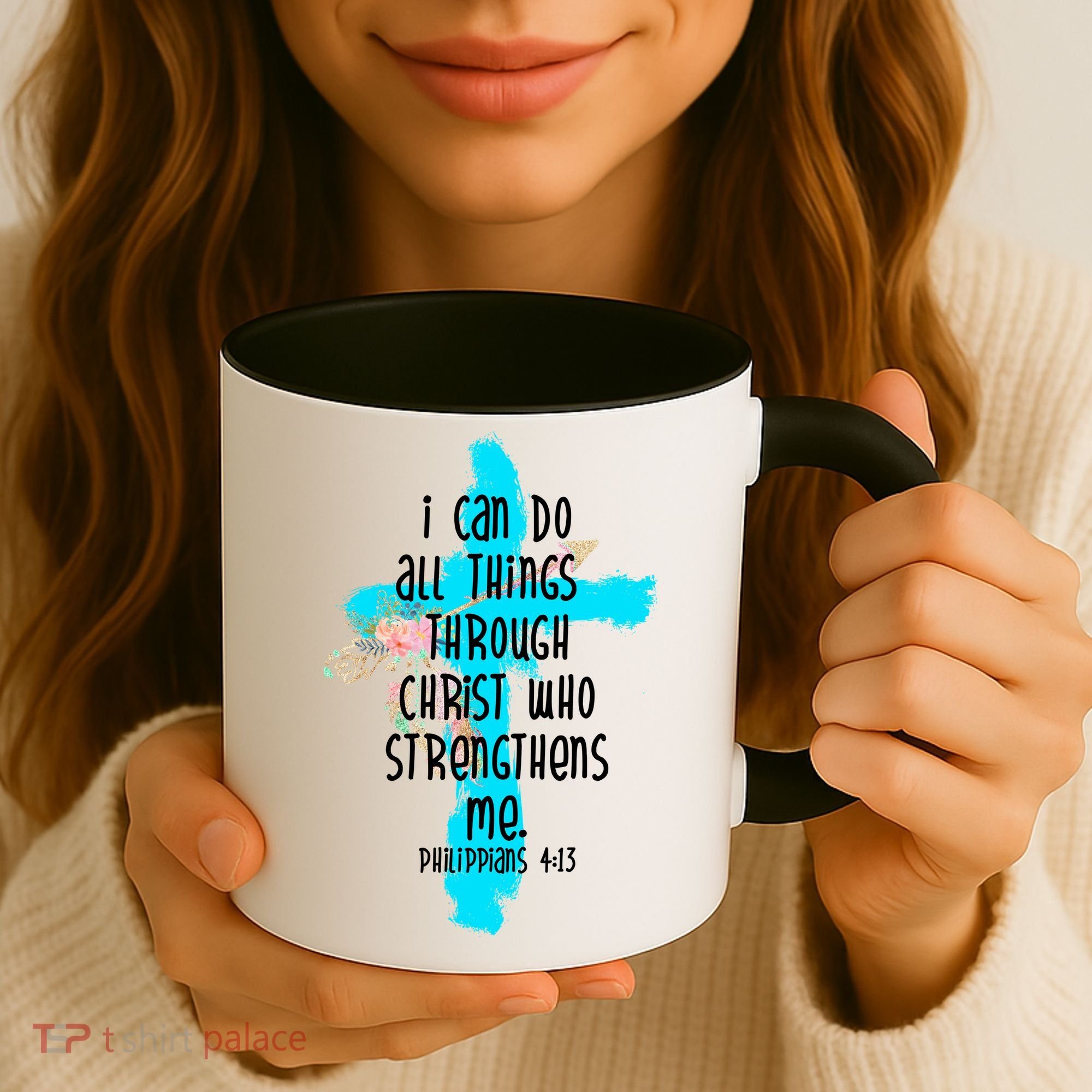 I Can Do All Things Through Christ Philippians 4:13 Bible Verse Coffee Mug