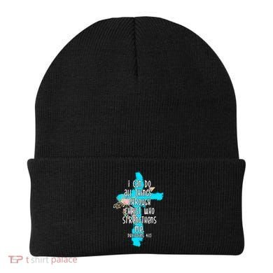 I Can Do All Things Through Christ Philippians 4:13 Bible Verse Beanie