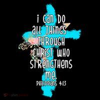 I Can Do All Things Through Christ Philippians 4:13 Bible Verse Women's Hoodie thumb 2