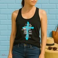 I Can Do All Things Through Christ Philippians 4:13 Bible Verse Women's Tank Top thumb 2