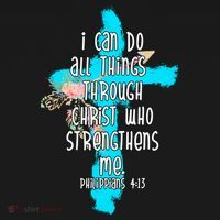I Can Do All Things Through Christ Philippians 4:13 Bible Verse Visor thumb 3