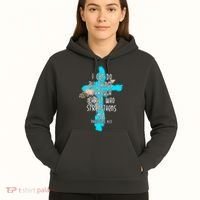 I Can Do All Things Through Christ Philippians 4:13 Bible Verse Hoodie thumb 5