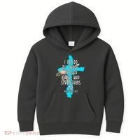 I Can Do All Things Through Christ Philippians 4:13 Bible Verse Kids Hoodie thumb 0