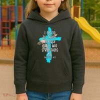 I Can Do All Things Through Christ Philippians 4:13 Bible Verse Kids Hoodie thumb 3