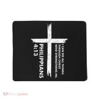 I Can Do All Things Through Christ Front & Back Cross Mousepad thumb 0