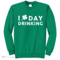 I Clover Day Drinking St Patrick Day Funny Sweatshirt thumb 0