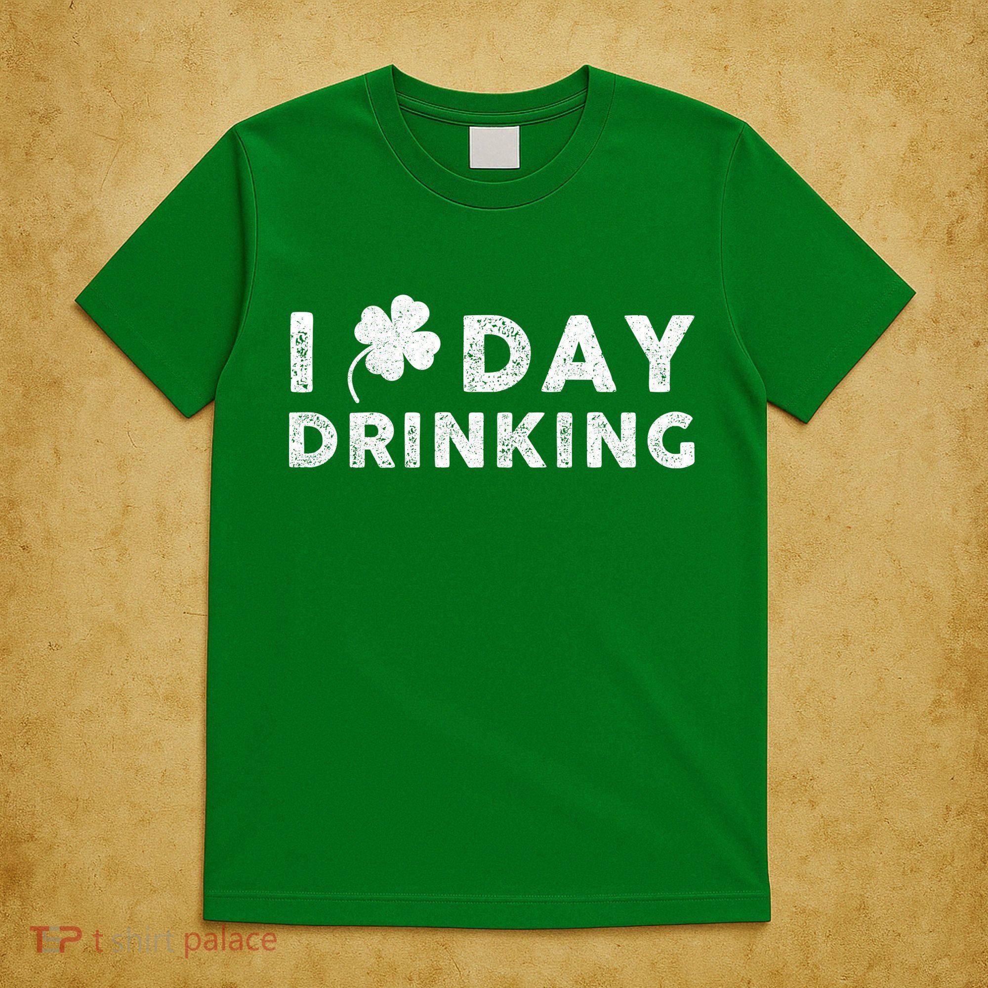 I Clover Day Drinking St Patrick Day Funny T-Shirt