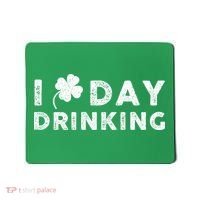 I Clover Day Drinking St Patrick Day Funny Mousepad thumb 0