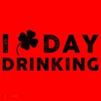 I Clover Day Drinking St Patrick Day Funny Santa Hat thumb 1