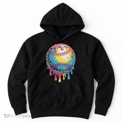 Ice Cream Drip Baseball Stuff Baseball Drip For Hoodie