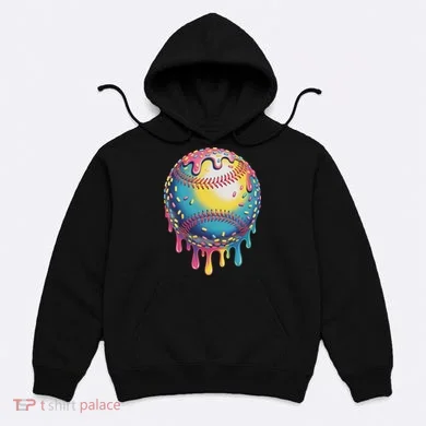 Ice Cream Drip Baseball Stuff Baseball Drip For Hoodie