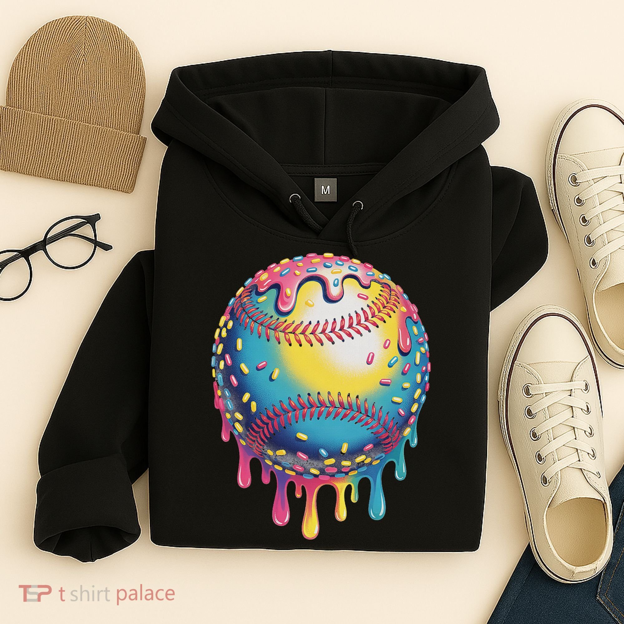 Ice Cream Drip Baseball Stuff Baseball Drip For Hoodie