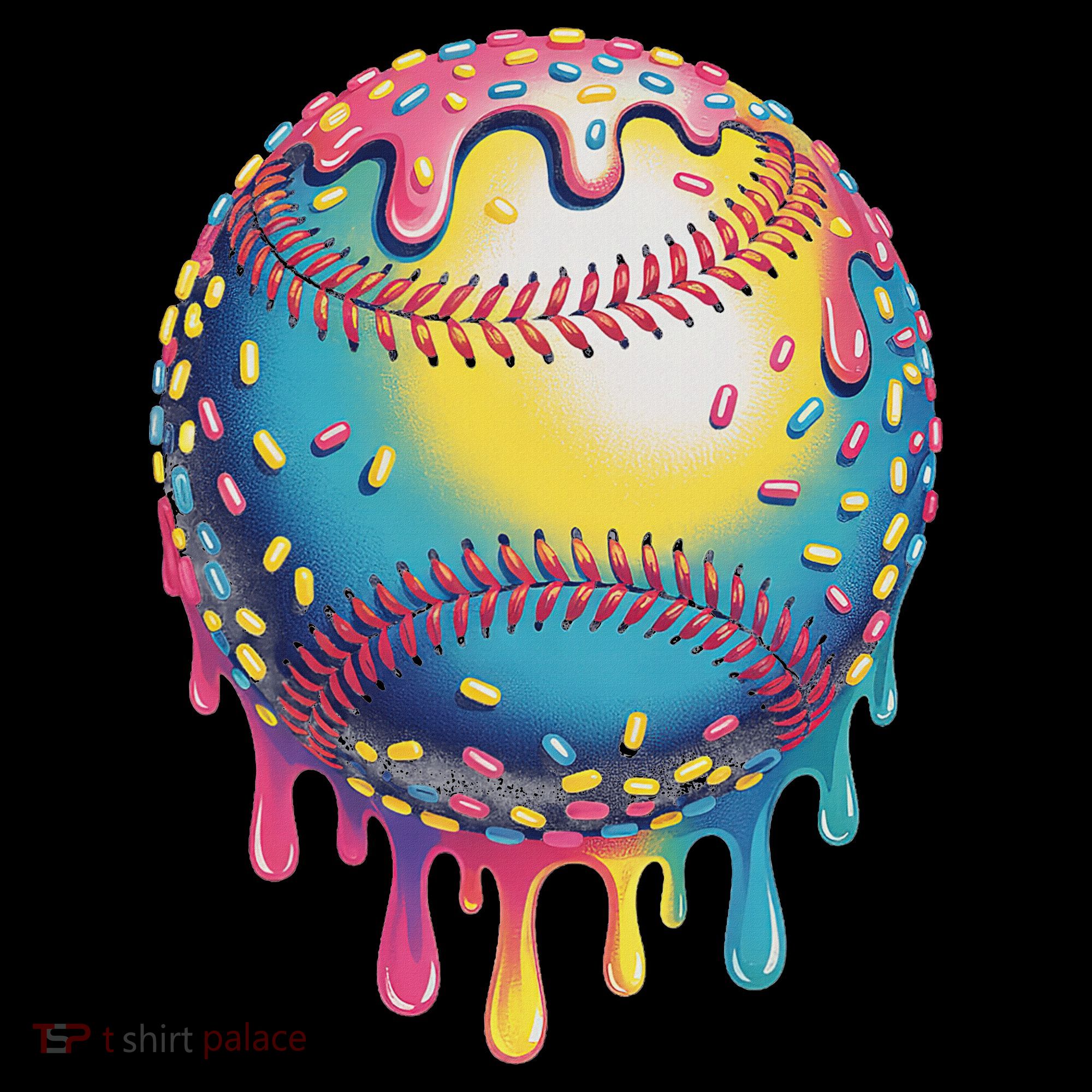 Ice Cream Drip Baseball Stuff Baseball Drip For Hoodie
