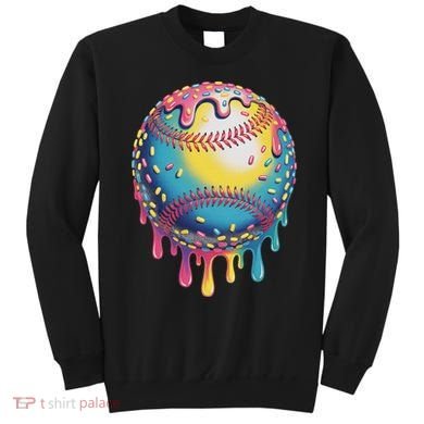 Ice Cream Drip Baseball Stuff Baseball Drip For Sweatshirt