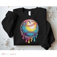 Ice Cream Drip Baseball Stuff Baseball Drip For Sweatshirt thumb 2