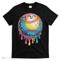 Ice Cream Drip Baseball Stuff Baseball Drip For T-Shirt thumb 0
