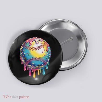 Ice Cream Drip Baseball Stuff Baseball Drip For Button