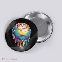 Ice Cream Drip Baseball Stuff Baseball Drip For Button thumb 0
