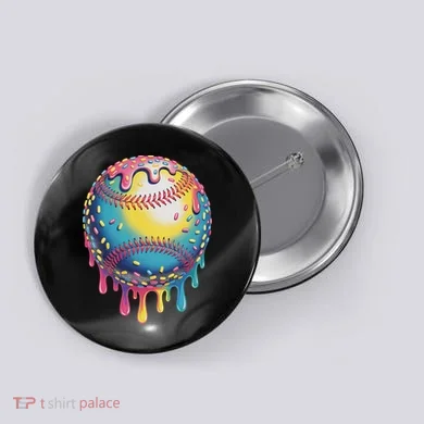 Ice Cream Drip Baseball Stuff Baseball Drip For Button