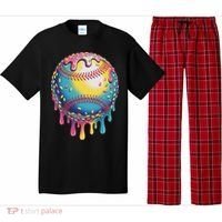 Ice Cream Drip Baseball Stuff Baseball Drip For Pajama Set thumb 0