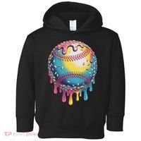 Ice Cream Drip Baseball Stuff Baseball Drip For Toddler Hoodie thumb 0