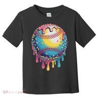 Ice Cream Drip Baseball Stuff Baseball Drip For Toddler T-Shirt thumb 0