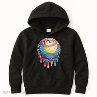 Ice Cream Drip Baseball Stuff Baseball Drip For Kids Hoodie thumb 0