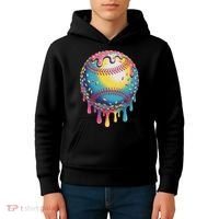 Ice Cream Drip Baseball Stuff Baseball Drip For Kids Hoodie thumb 4
