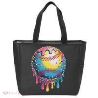 Ice Cream Drip Baseball Stuff Baseball Drip For Tote Bag thumb 0
