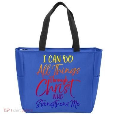 I Can Do All Things Through Christ Who Strengthens Me Gift Tote Bag