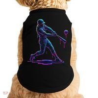 Ice Cream Drip Baseball Player Drip With Sprinkles Doggie Tank thumb 0