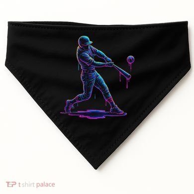 Ice Cream Drip Baseball Player Drip With Sprinkles USA-Made Doggie Bandana