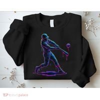 Ice Cream Drip Baseball Player Drip With Sprinkles Sweatshirt thumb 2