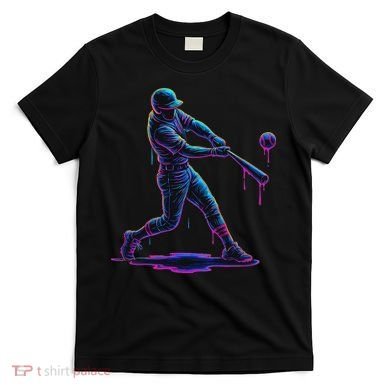 Ice Cream Drip Baseball Player Drip With Sprinkles T-Shirt