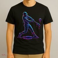 Ice Cream Drip Baseball Player Drip With Sprinkles T-Shirt thumb 3