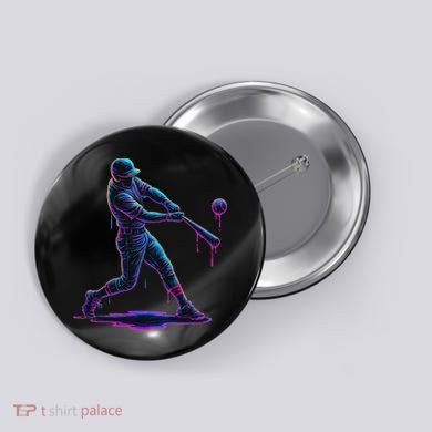 Ice Cream Drip Baseball Player Drip With Sprinkles Button