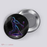 Ice Cream Drip Baseball Player Drip With Sprinkles Button thumb 0